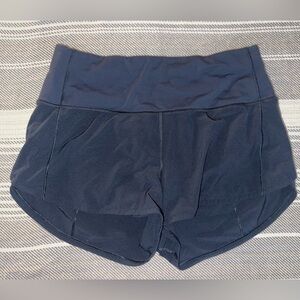 Lululemon Speed Up Navy Blue Great Condition 6